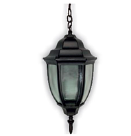 Уличный подвесной светильник PL5105 черный на цепочке, Е27металл