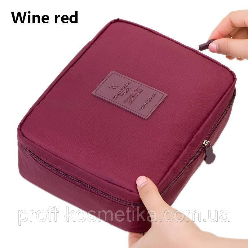 Косметичка Wine red