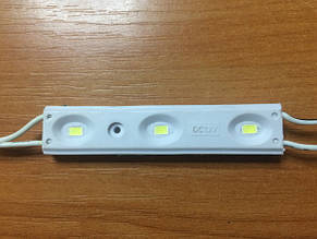 Світлодіодний модуль M-5730SMD3CW-12 холодний білий IP67 Код.57578, фото 1