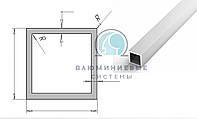 60х60х3 / 1 метр / труба квадратна без покриття