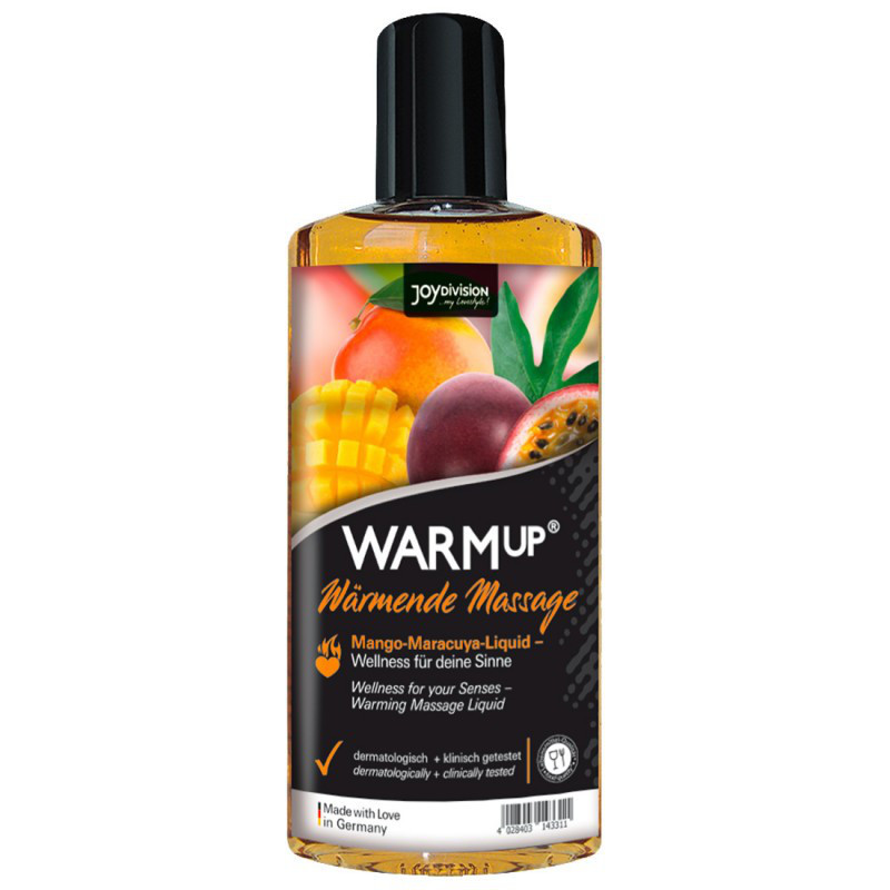 Масажна олія WARMup Mango + Macuya, 150 мл