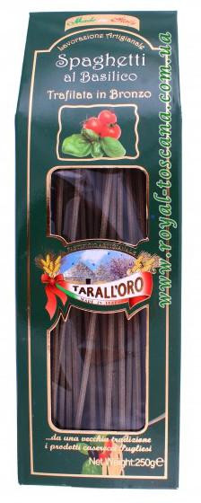 Спагетті з базиліком Spaghetti al Basilico «Tarall'Oro», 250 гр.