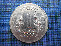Монета 1 рупия Индия 2003