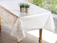 Скатертина клейончаста на стіл Ажур Лейс