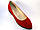 Балетки замшеві жіноче взуття великих розмірів Gracia V Red by Rosso Avangard BS колір червоний "Сольферіно", фото 2