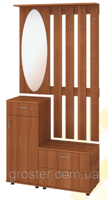 Вішалка Вернісаж для передпокою з тумбою., фото 1