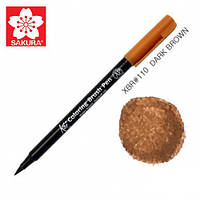Маркер Koi #110 Brash Pen Sakura Dark Brown Темно-коричневий