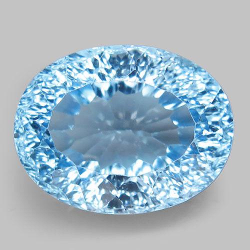Натуральний топаз блакитний 18.9 ct. 17.7x13.6x10.5 mm.