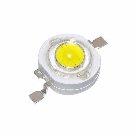 LED світлодіод 1W/3W 100-120LM WHITE, фото 1