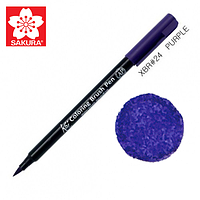 Маркер Koi #24 Brash Pen Sakura Purple Пурпуровий