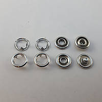 Кнопка трикотажна 9,5 Strong Нікель 1440шт.