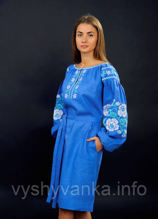 сукня блакитне вишиванка сукня блакитне вишиванка