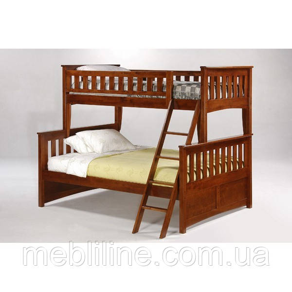 Двоярусне ліжко "Жасмин-ЛЮКС" Найвищий сорт, з матрацами та ящиками