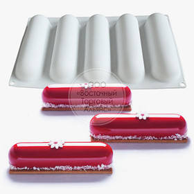Форма силіконова для муссовых тортів - Eclairs - 30 x 17,5 см