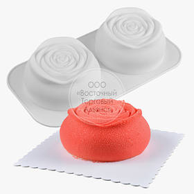 Форма силіконова для муссовых тортів - Roses - 25 x 13,5 см