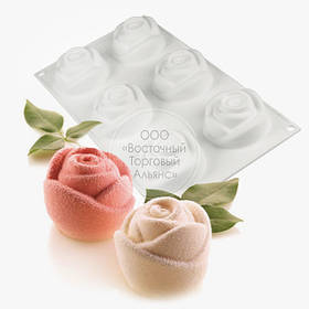 Форма силіконова для муссовых тортів - Rosа - 29 x 17,5 см