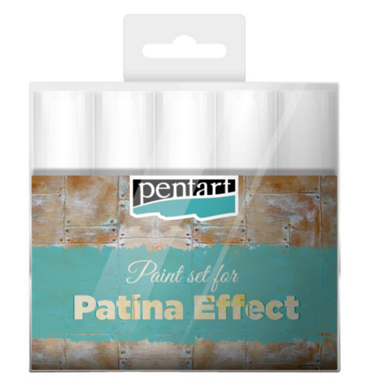 Набір Pentart Patina Effect для платінірованія 20 мл 5 кольорів (PC-29763)
