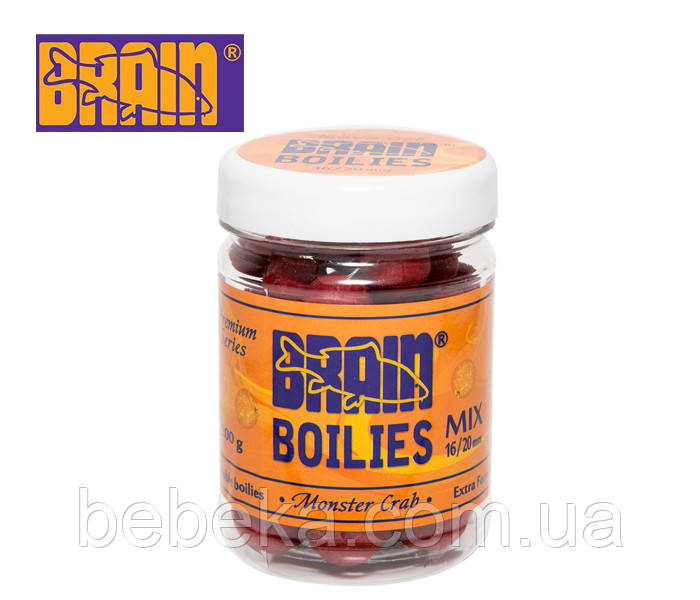 Бойли Brain Monster Crab (краб) Soluble 200 gr, mix 16-20 mm (1858.00.42 )