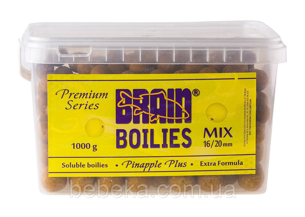 Бойли Brain Pineapple (Ананас) Soluble 1000 gr, mix 16-20 mm (1858.00.02 )