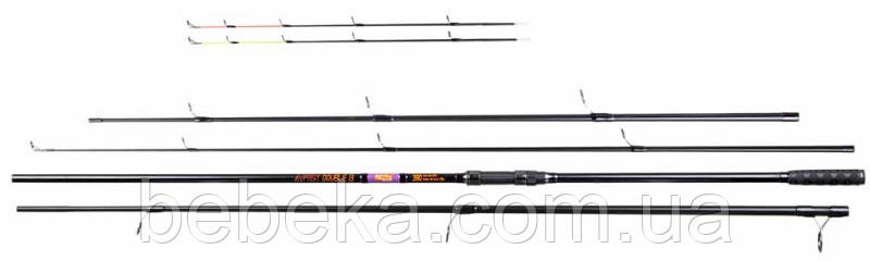 Фідерне вудилище Brain Apex Double 4.2 m 4.5 lbs/max 200g (1858.40.77 ), фото 1