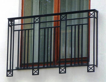 Ковані французькі балкони