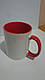 Чашка для сублімації кольорова всередині з кольоровою ручкою 330 мл (серія PREMIUM), фото 2