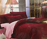 Комплект постельного белья ТМ "Ловец снов", Однотонный Красный, фото 3