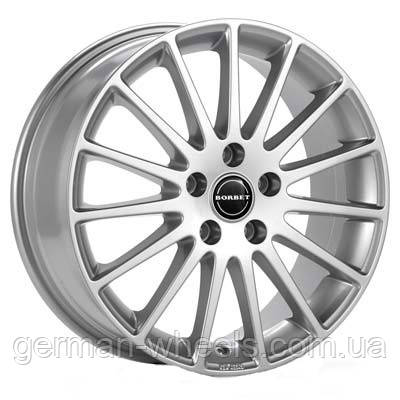 Диски від Borbet модель LS колір Crystal Silver параметри 8J x 18" 5 x 114.3 ET 45, фото 1