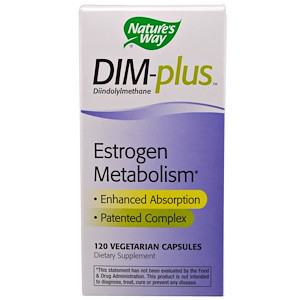 DIM-plus/Дим-Плюс із формулою, що покращує метаболізм естрогенів 120 капсул, Nature's Way