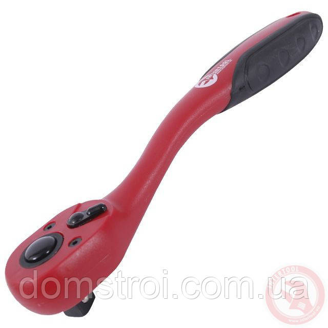 Ручка з храповим механізмом на 72 зуби 3/8", Cr-v ультралегка INTERTOOL ET-7002