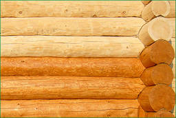 Шліфування стін дерев'яного будинку з бруса, зрубу