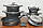 Набір каструль для індукційної плити Royalty Line RL-ES2014M Silver 14pcs, фото 2