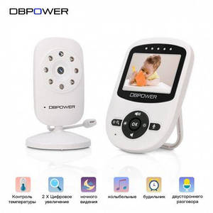  Відеоняня Baby Monitor Dbpower з режимом нічного бачення та двостороннім зв'язком дисплей 2.4 дюйма