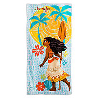 Детское пляжное полотенце Disney Моана Мауи Moana Beach Towel for Kids - Personalizable