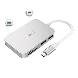 Перехідник Dodocool 6-in-1 USB-C-HUB TYPE C, macbook