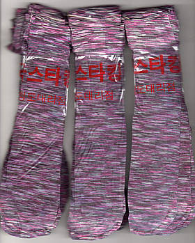 Шкарпетки жіночі капрон рулон, пучок з малюнком, 23-25 розмір, бежеві, 02214