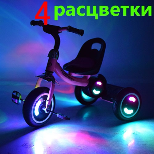 Триколісний велосипед з музикою та підсвіткою M 3650-M-1