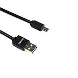 Кабель USB/microUSB (7 мм), для передачі даних смартфона (smart phone data cable) HV-CB8601, black, фото 3