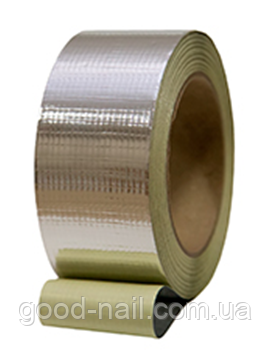 Армований Скотч алюмінієвий Alenor 75мм 40м, фото 1