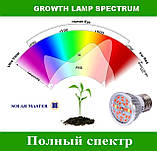 Фітолампа 14 Вт для рослин, повний спектр, 220 В, фото 3