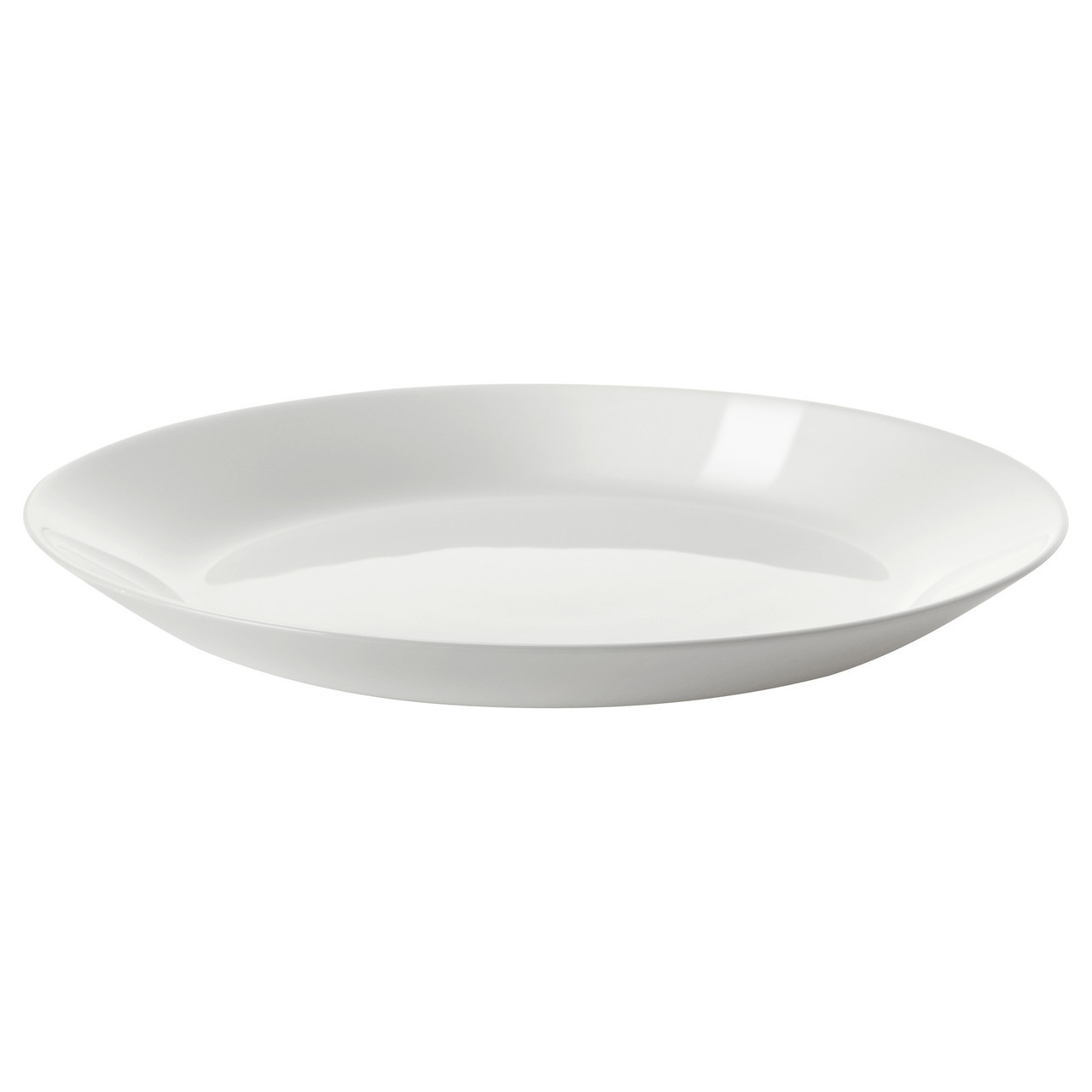 Тарілка десертна IKEA OFTAST білий 19 см 603.189.39