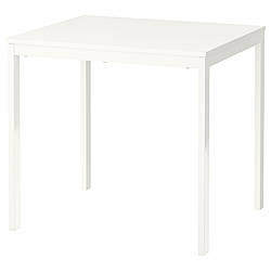 Розсувний стіл, білий, 80/120x70 см 003.751.26 ІКЕА, IKEA, VANGSTA