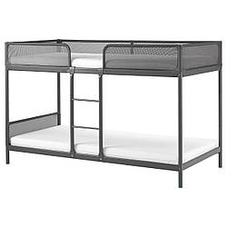 Каркас 2-ярусного ліжка, темно-сірий, 90x200 см 002.392.33 IKEA, ІКЕА, TUFFING