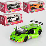 Машинка «Kinsmart» KT5389W "Lamborghini Huracan Lp 620-2 Super trofeo", фото 3