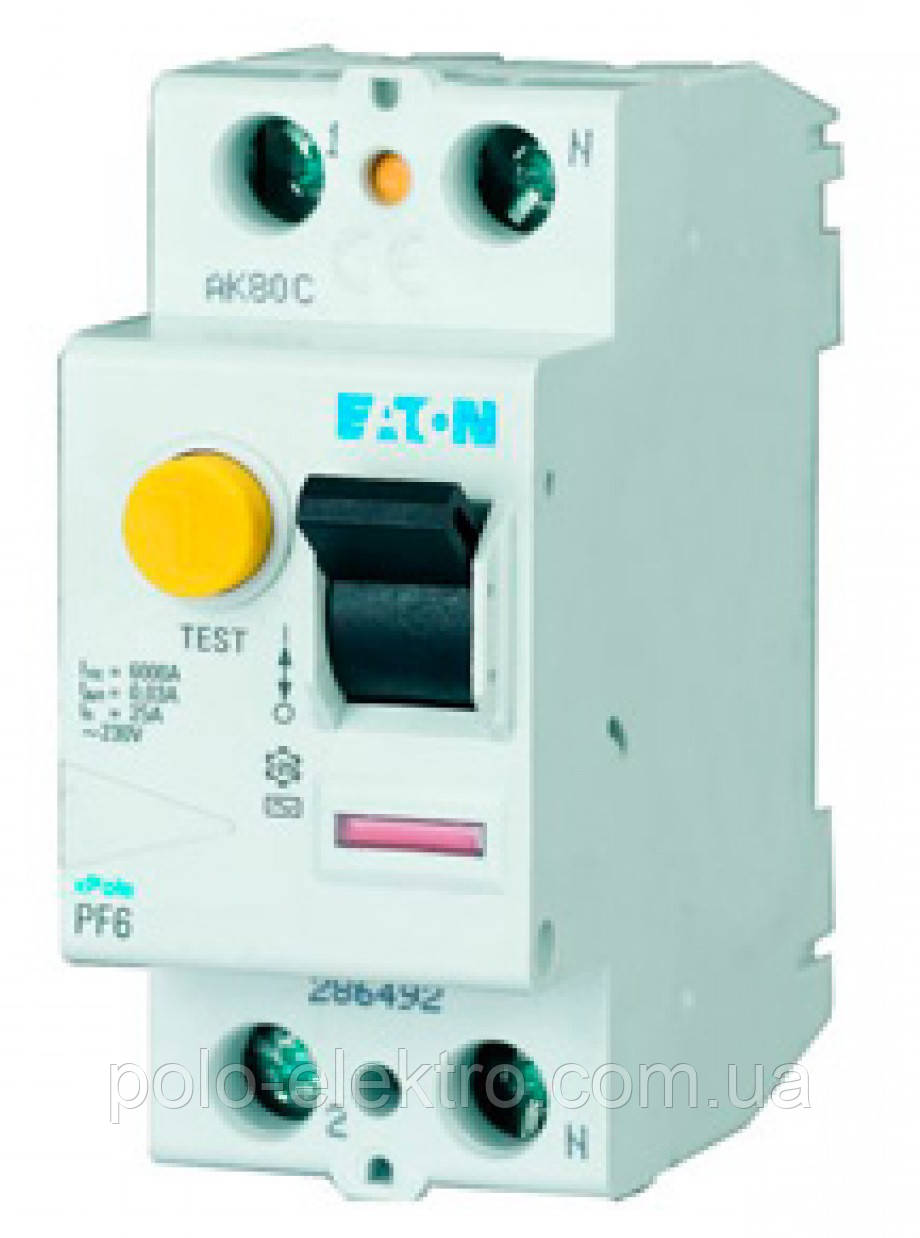 Пристрій захисного відключення PF6-40/4/003 EATON