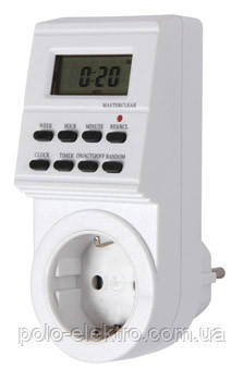 Таймер електронний тижневий розетковий e.control.t14 E. NEXT