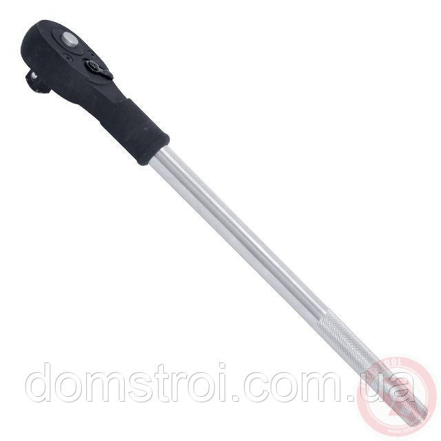 Ручка з храповим механізмом 3/4" 500 мм Проф INTERTOOL ET-7005