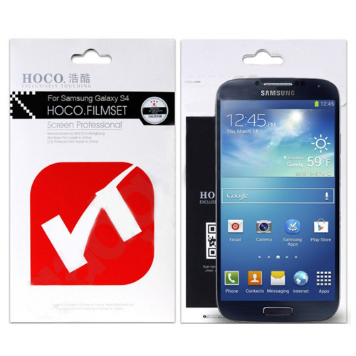 Защитная пленка для Samsung Galaxy S4 i9500 Hoco Film Set Screen Protection Professional - фото 1 - id-p51389239