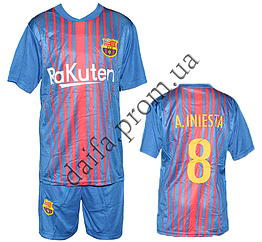 Футбольна форма 1802 ФК Барселона INIESTA (6-14 років)