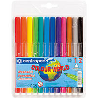 Фломастери Centropen 12 кольорів 7550/12 ТП